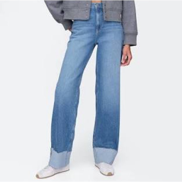 GAP Denim - Gap Mid-Rise Cuffed 90s Loose Jeans - Size 29/8 Tall - NWT